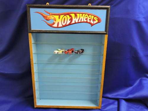 Hot Wheels, Superfast, Corgi, Dinky, Matchbox Wall mount display case